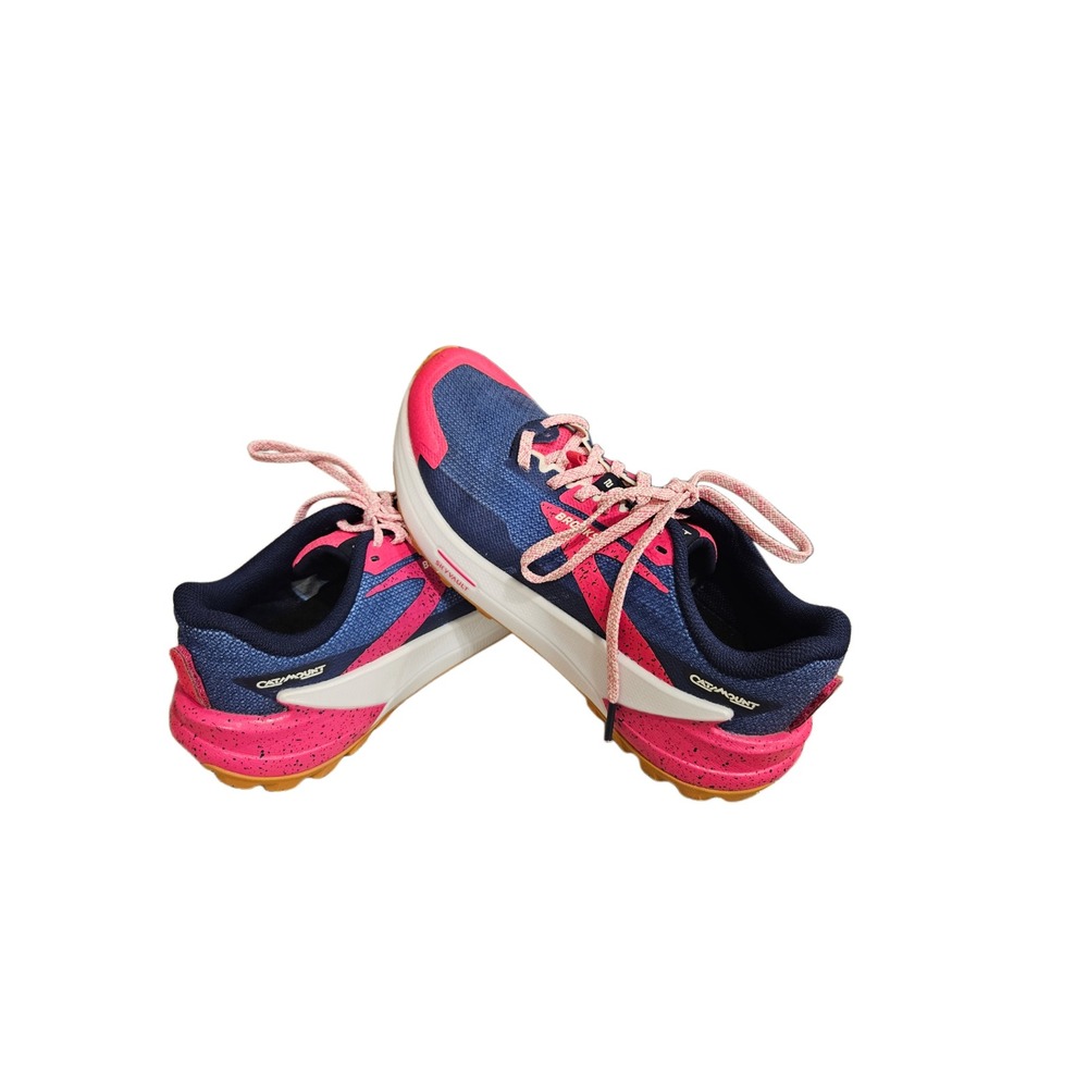 Brooks Catamount 2 Women's Trail Running Shoes Size 8.5 Blue Pink - Picture 2 of 7